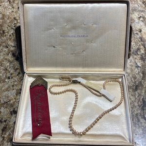 Vintage early 1900’s Richelieu Graduated Pearl Necklace